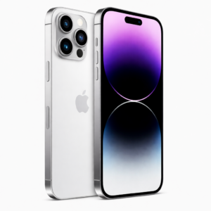 I phone 14 pro max silver 128gb